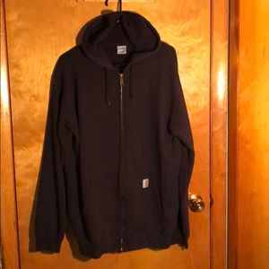 Carhartt Zippered Hoody Black Size Large